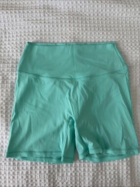 Paragon Fitwear Mint High-Waist Athletic Bike Shorts